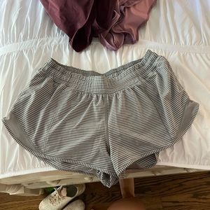 race stripe lulu shorts